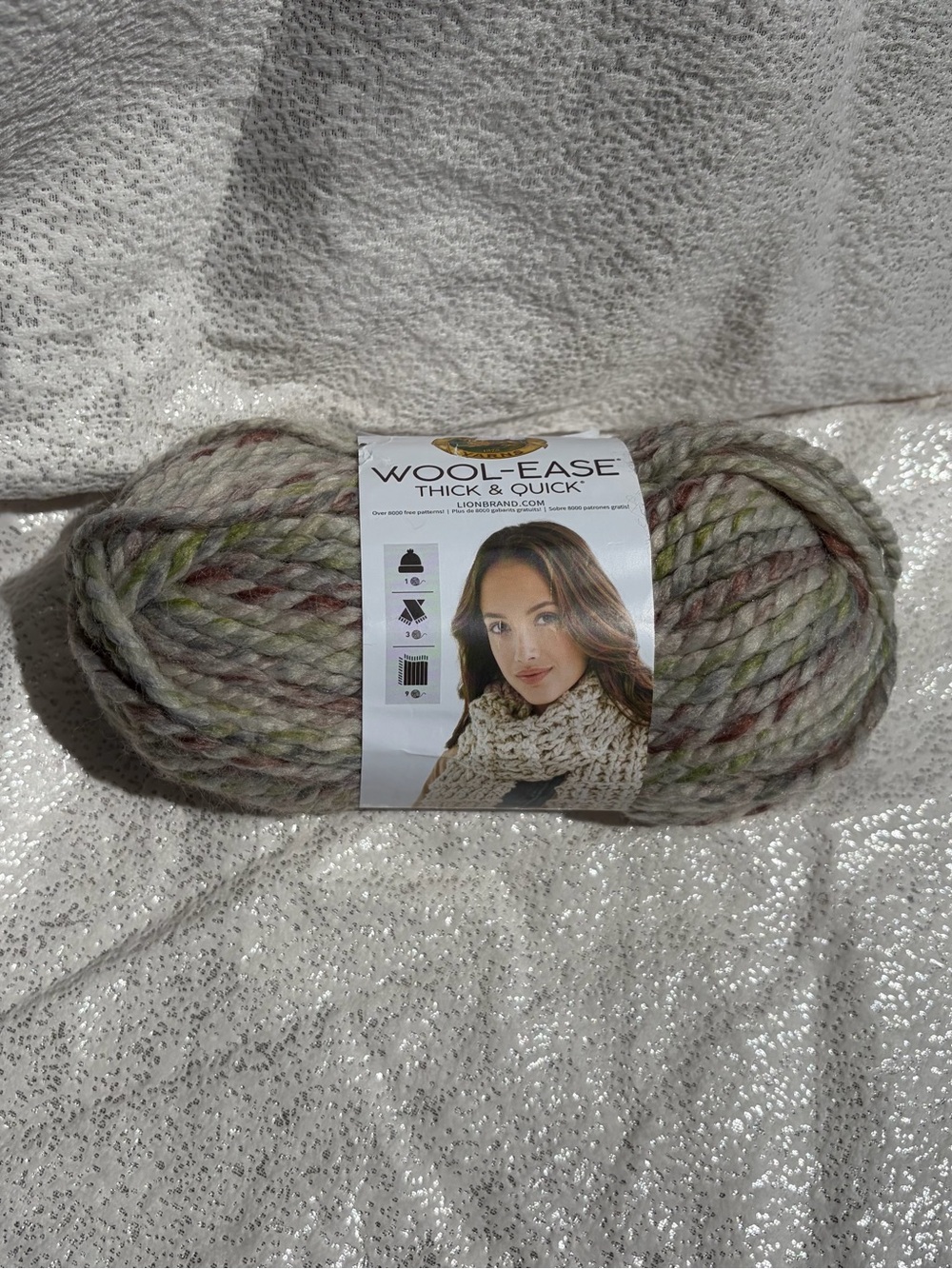Lion Brand Yarn Wool-Ease Thick & Quick Super Bulky 6 Fern - 1 Skein NEW